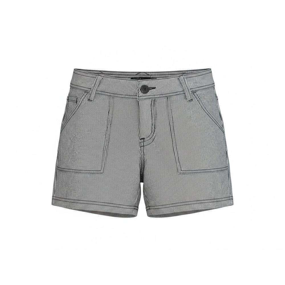 prAna Navy Stripe Shorts | Organic Cotton | Button Fly | Pockets | Size 2